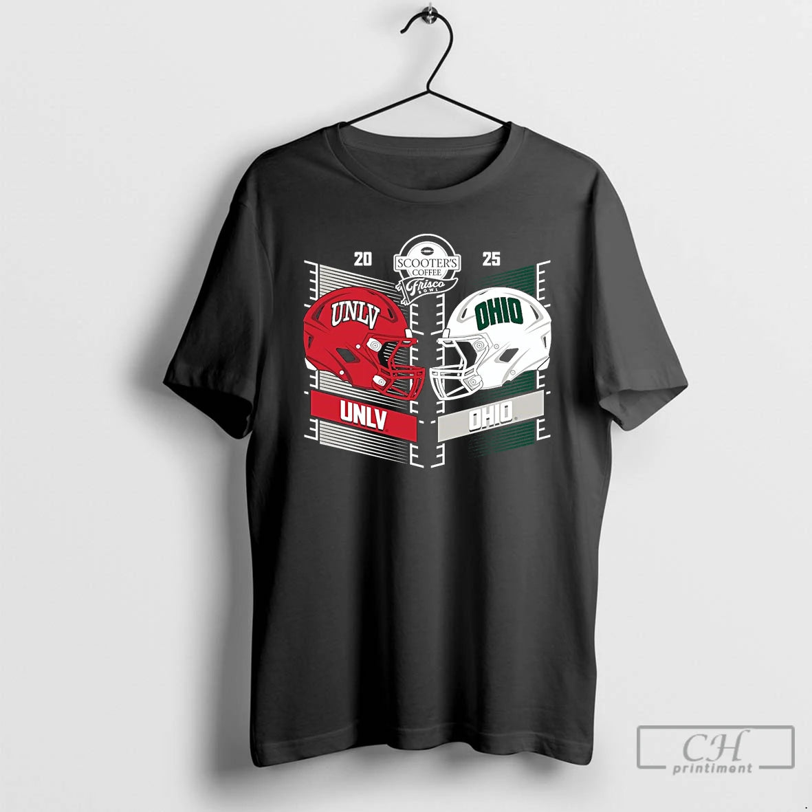 Premium Unlv Rebels Vs Ohio Bobcats 2025 Frisco Bowl Head To Head T Shirts Sweater