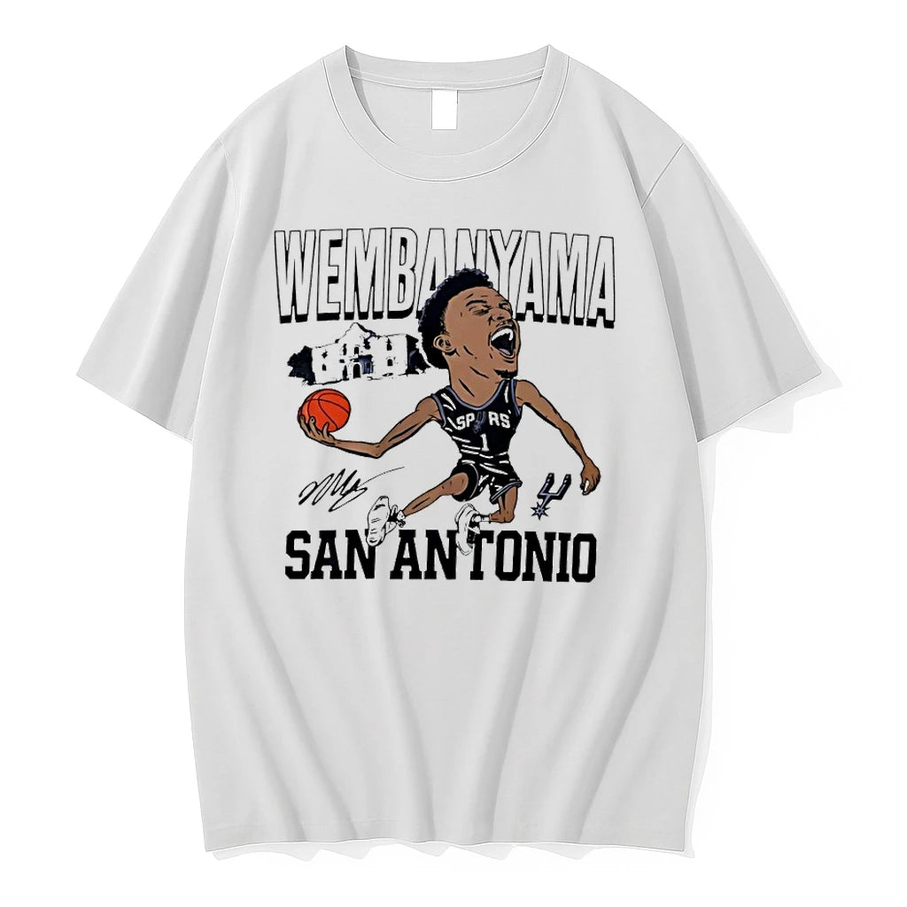 Premium Victor Wembanyama Spurs Texas Tribute Signature Tshirts