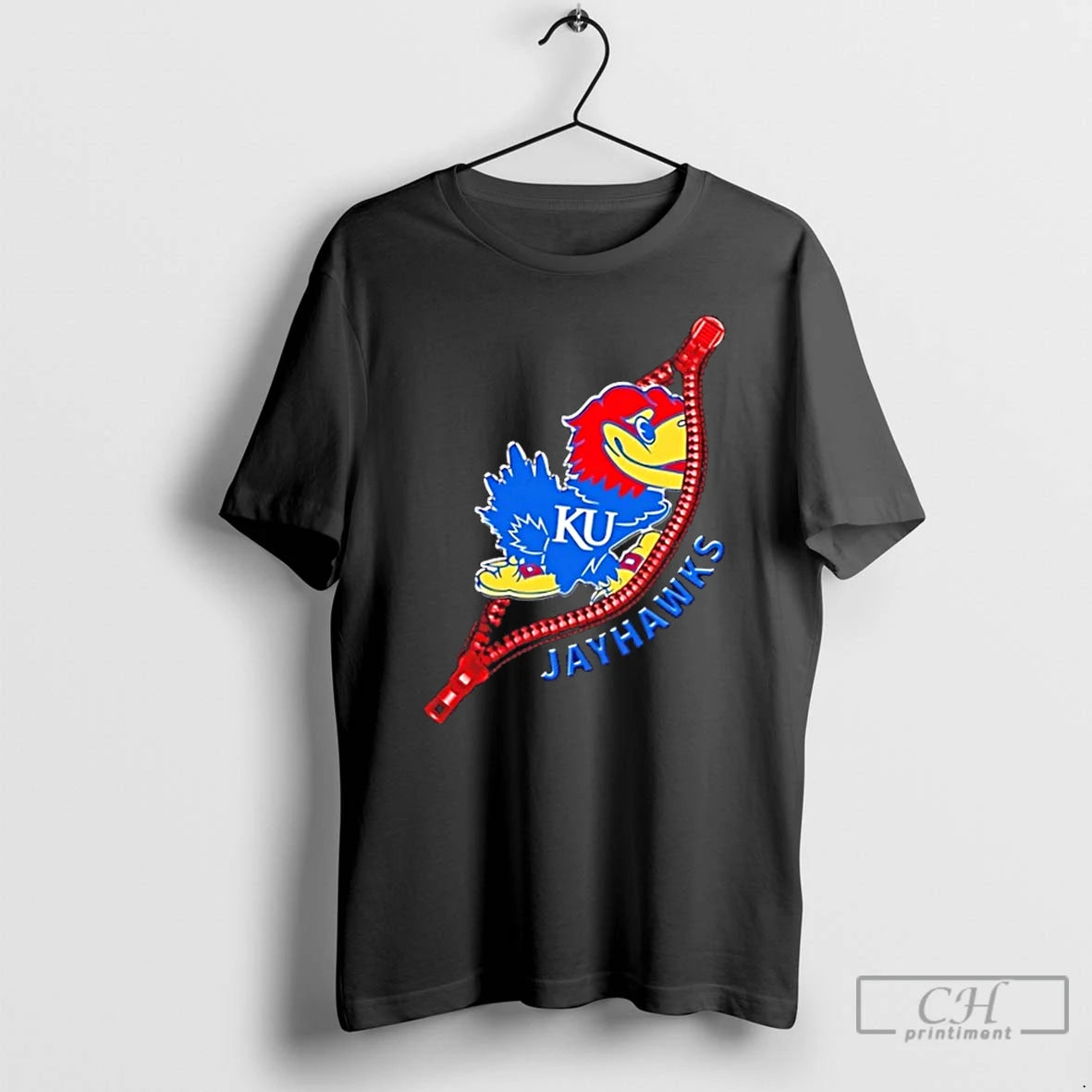 Premium Zipper X Kansas Jayhawks Football Logo T-Shirts, Hoodie, Sweatshirt | WearSparks.com