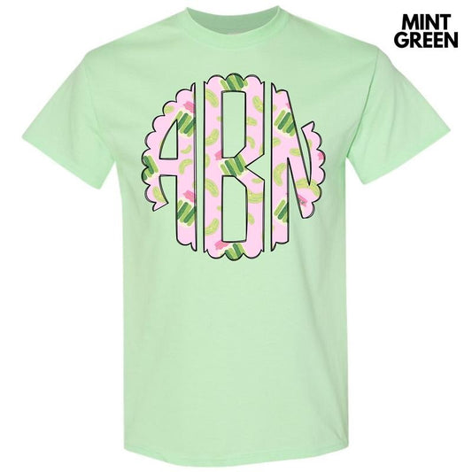 Pretty Pickles Monogram Gildan Short Sleeve T-Shirt 'NLB'