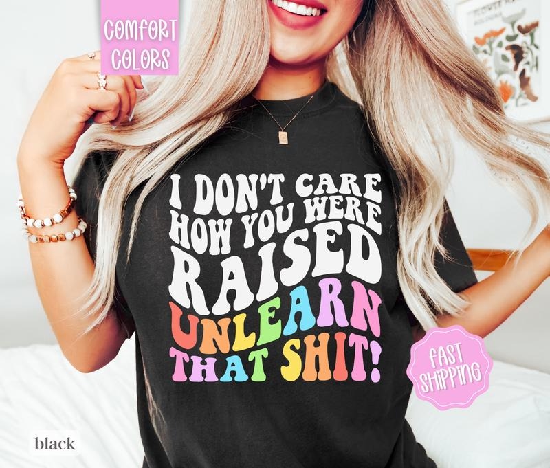 Pride Shirt Comfort Colors, LGBTQ Tshirt, Equal Rights Tee, Unlearn That Shirt Hoodie, Sweatshirt | WearSparks.com