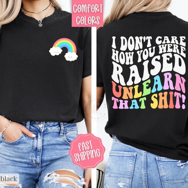 Pride Shirt Comfort Colors, LGBTQ Tshirt, Equal Rights Tee, Unlearn That Shirtstyle{n002}2