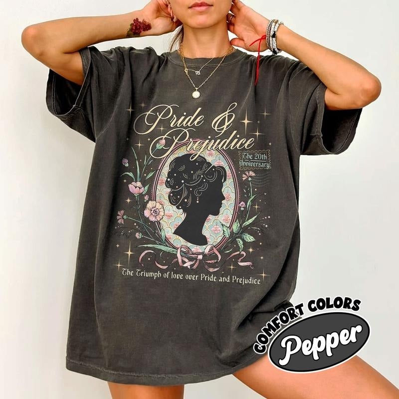 Pride and Prejudice Comfort Colors Shirt For Fan, Elizabeth Bennet Inspired T Shirt, Obstinate Headstrong Girl Tee, Mr...