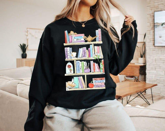 Princess Book Shirt,  Teacher Librarian Shirt,  Book Lover Shirt, Belle's Library Shirt, y Book Worm