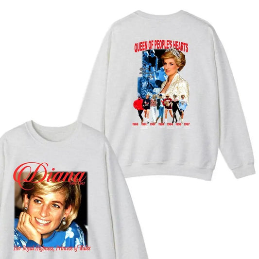Princess Diana Crewneck, Unisex Sweater, Comfort Cotton Classic
