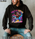 Princess Donut Riding Dinosaur This Is An Outrage Retro Fantasy Cat Fans T Shirt