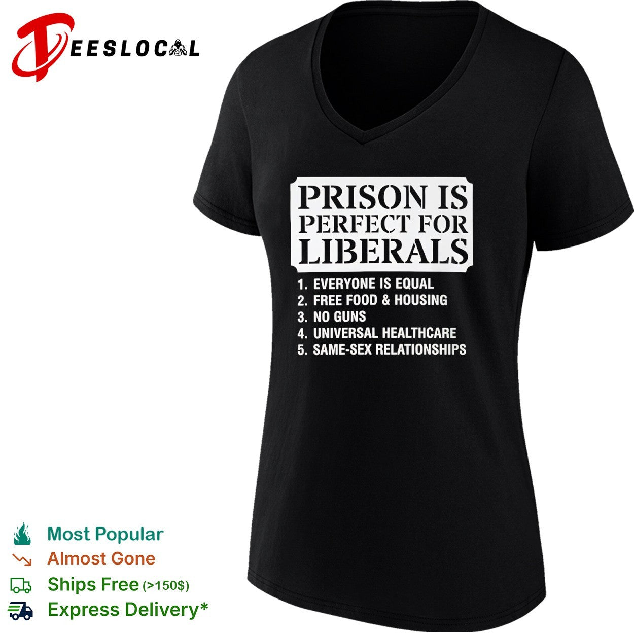 Prison Is Perfect for Liberals political shirt