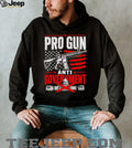 Pro Gun Anti Government Second Amendment Flag Patriotic American Freedom Rights Vintage Men T Shirt