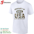 Property of USA dept of victory camo shirt