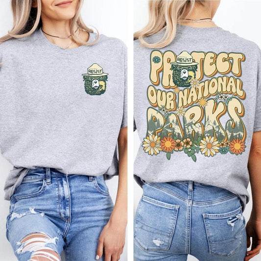 Protect Our National Parks 2 Sides T-Shirt, Subtle Anti Jump Shirt, Respect The Local Wildlife T-Shirt, Yosemite Joshua Park Tee, Unisex Shirt