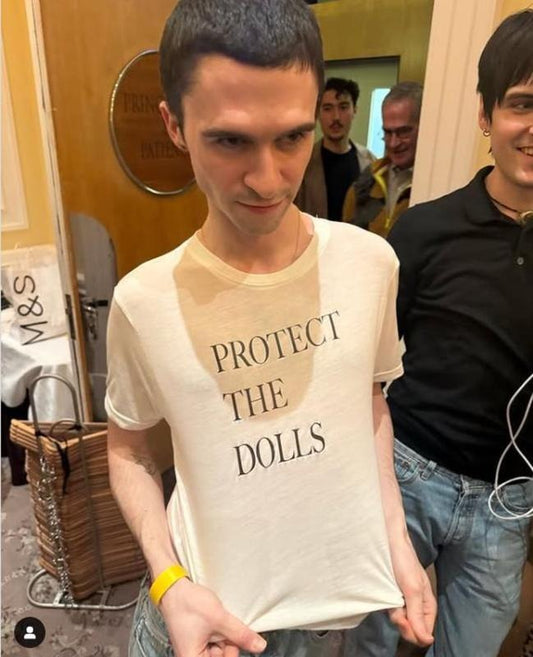 Protect The Dolls Unisex T-Shirt, Casual Tee, Gift for Doll Lovers, Vintage Style Spooky Shirt, Halloween Top, Everyday Wear