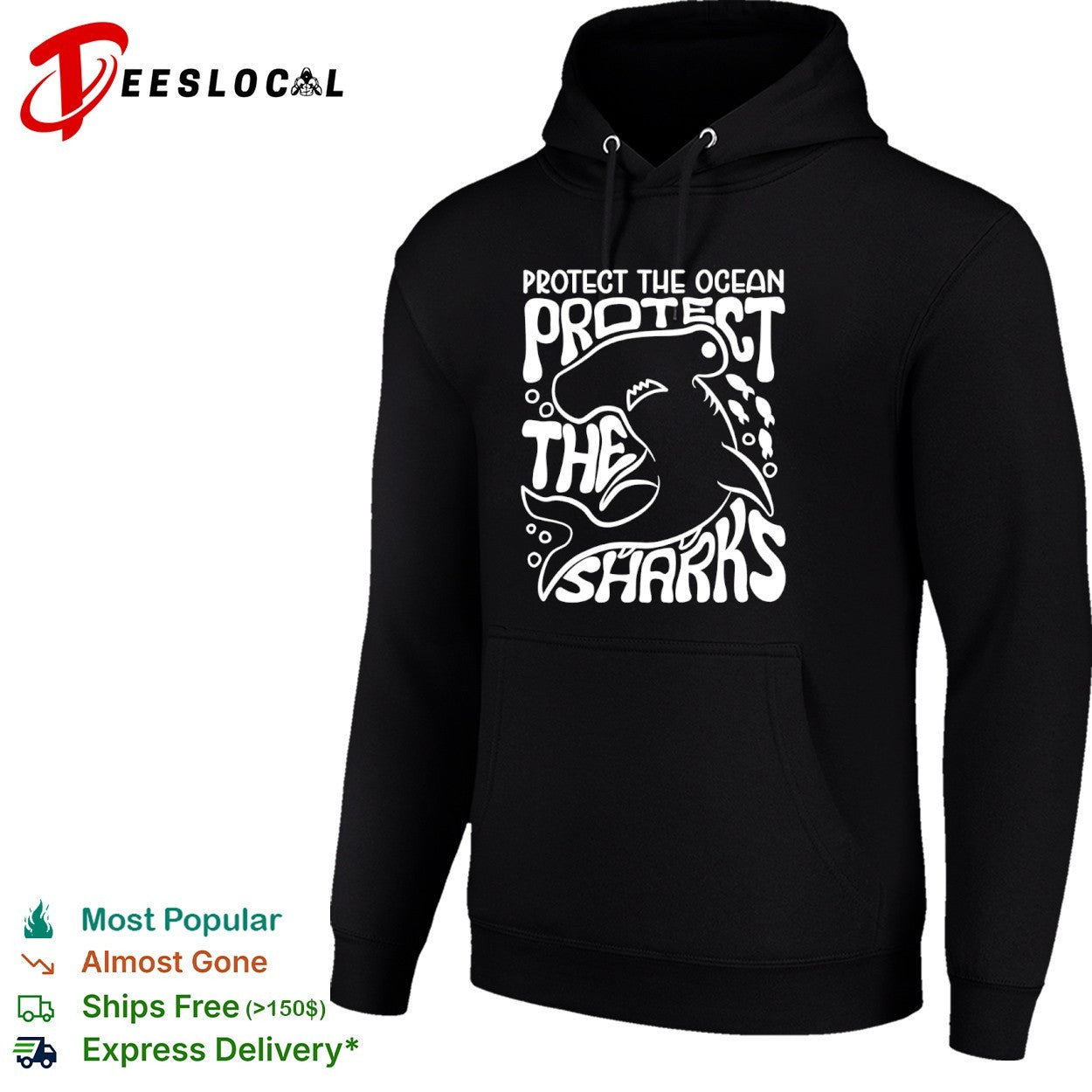 Protect the Ocean Protect the Sharks Hammerhead Shark shirt