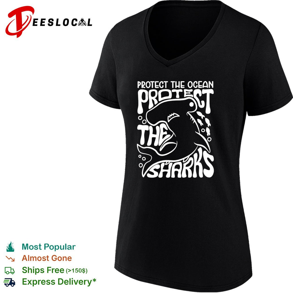 Protect the Ocean Protect the Sharks Hammerhead Shark shirt
