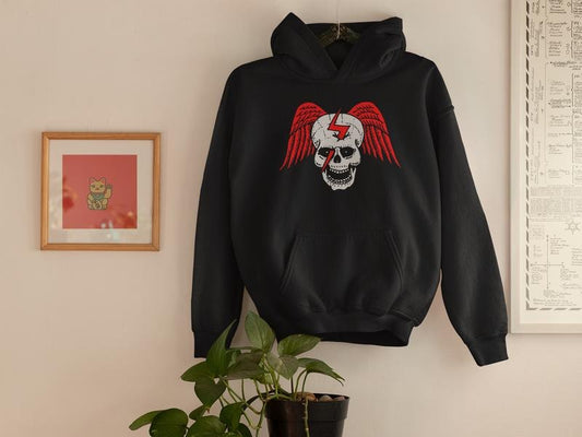 Punk Rock Fashion Hoodie, Casual Skeleton Sweatshirt, Skull Sweater, Grunge Shirt, Gothic Hoodie,  Y2k Goth Hoodie, Grunge Hoodie, Edgy Hoodie, Gothic Clothes, Menswear Soft Fleece Sweaters, Long Sleeve Pullover Sweatshirt Cotton Tops