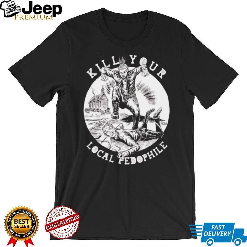 Punk Rock Kill Your Local Pedophile Vintage Graphic T Shirt