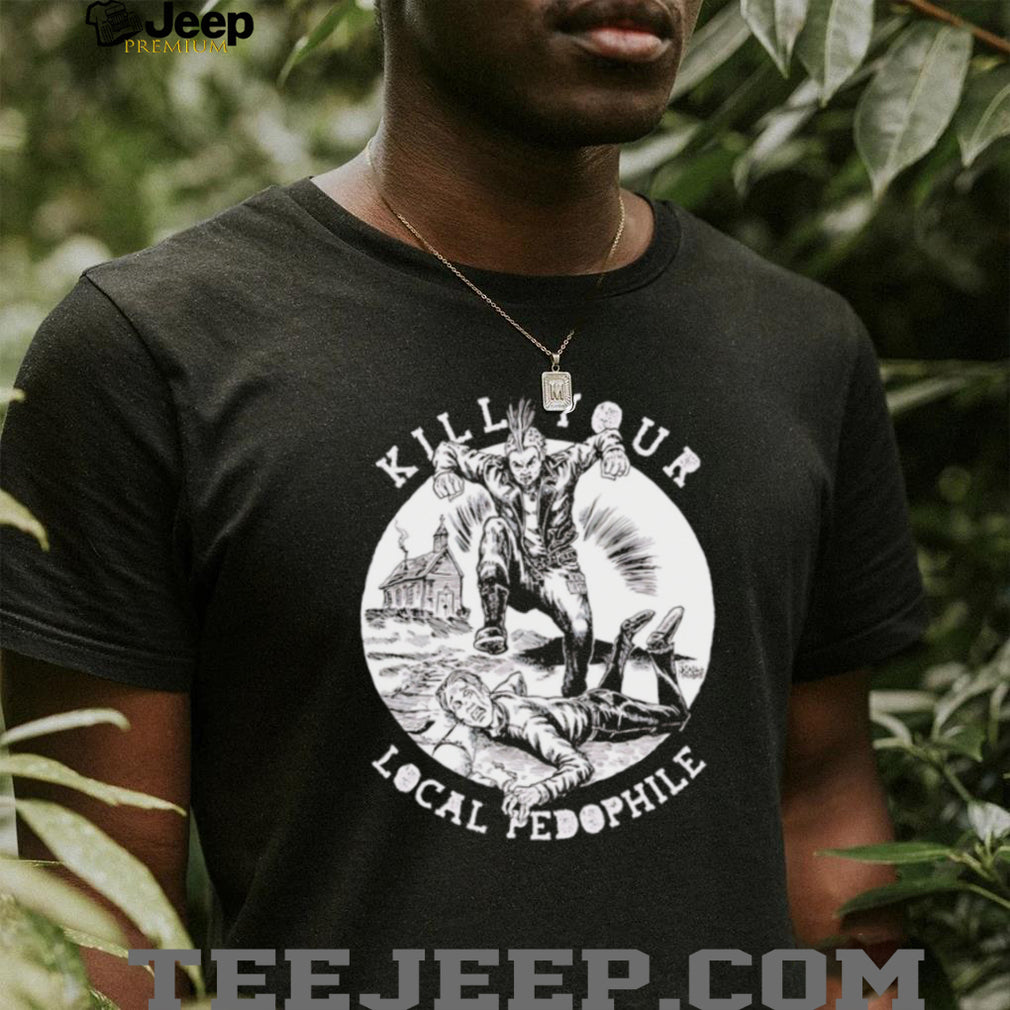 Punk Rock Kill Your Local Pedophile Vintage Graphic T Shirt