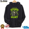 Punk Rock Skeleton Mechanic I Can Fix Stupid Funny T Shirt