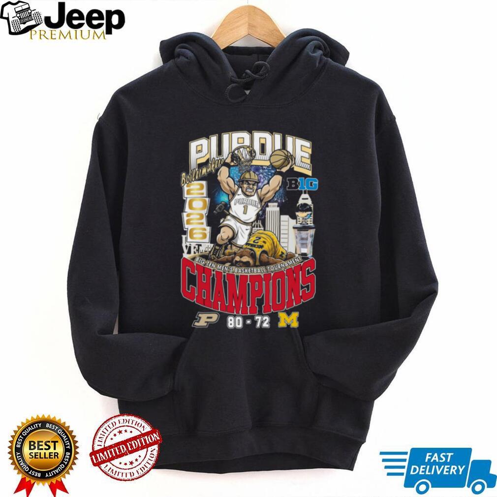 Purdue Boilermakers 2026 Big Ten Men’s Basketball Tournament Champions T Shirt