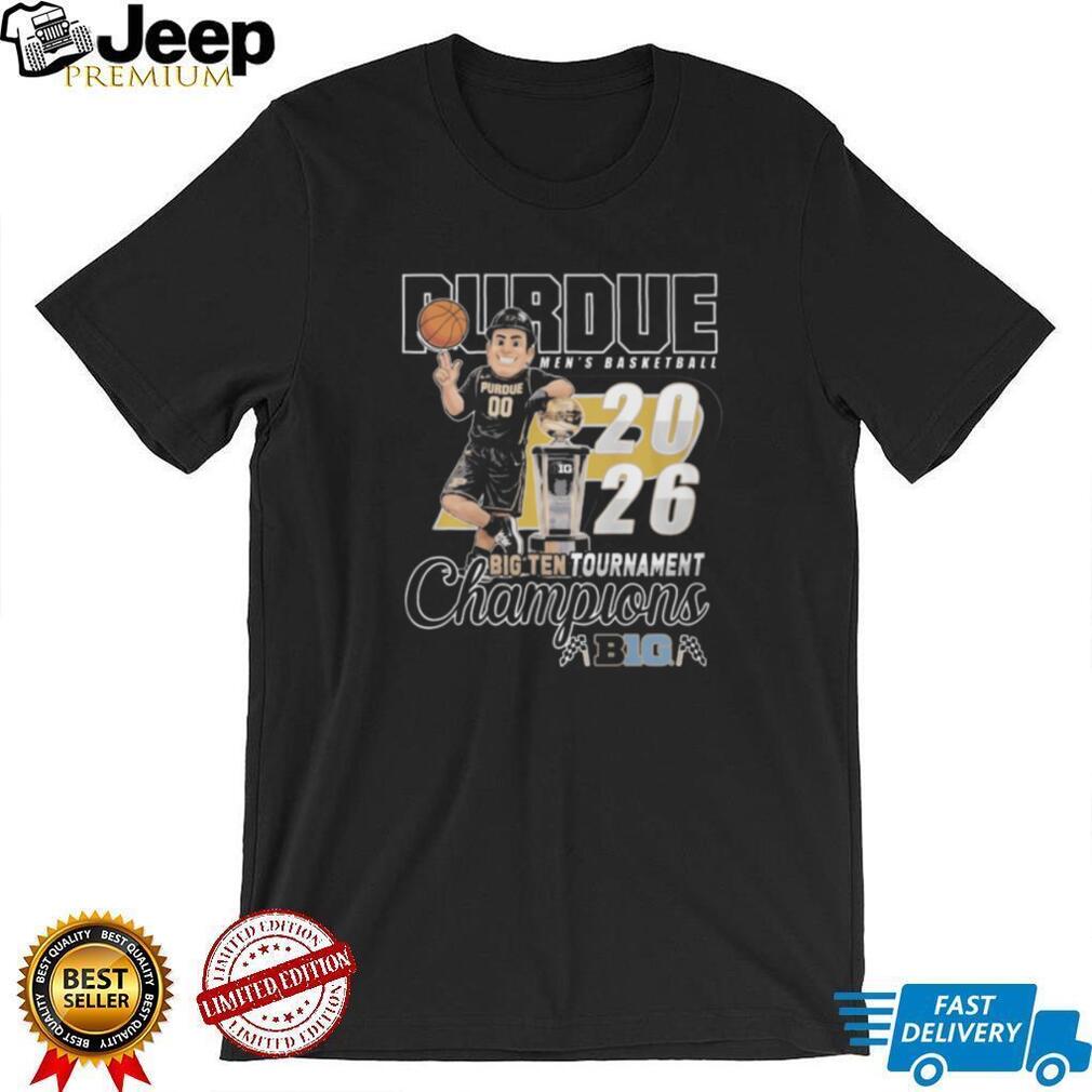 Purdue Men’s Basketball 2026 Big Ten Tournament Champions Black T Shirt
