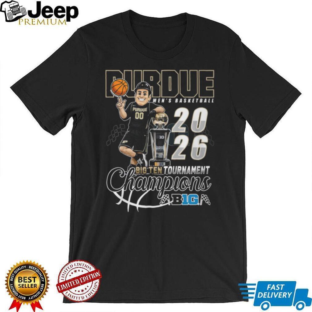 Purdue Men’s Basketball Big Ten Tournament Champions 2026 Mascot T Shirt