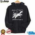 Pure Of Heart Dumb Of Ass Funny Cartoon Cat Graphic T Shirt