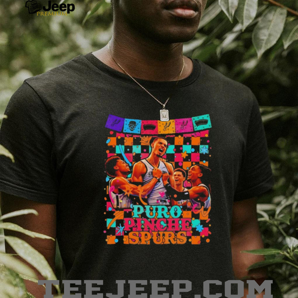 Puro Pinche Spurs Victor Wembanyama Celebration T Shirt