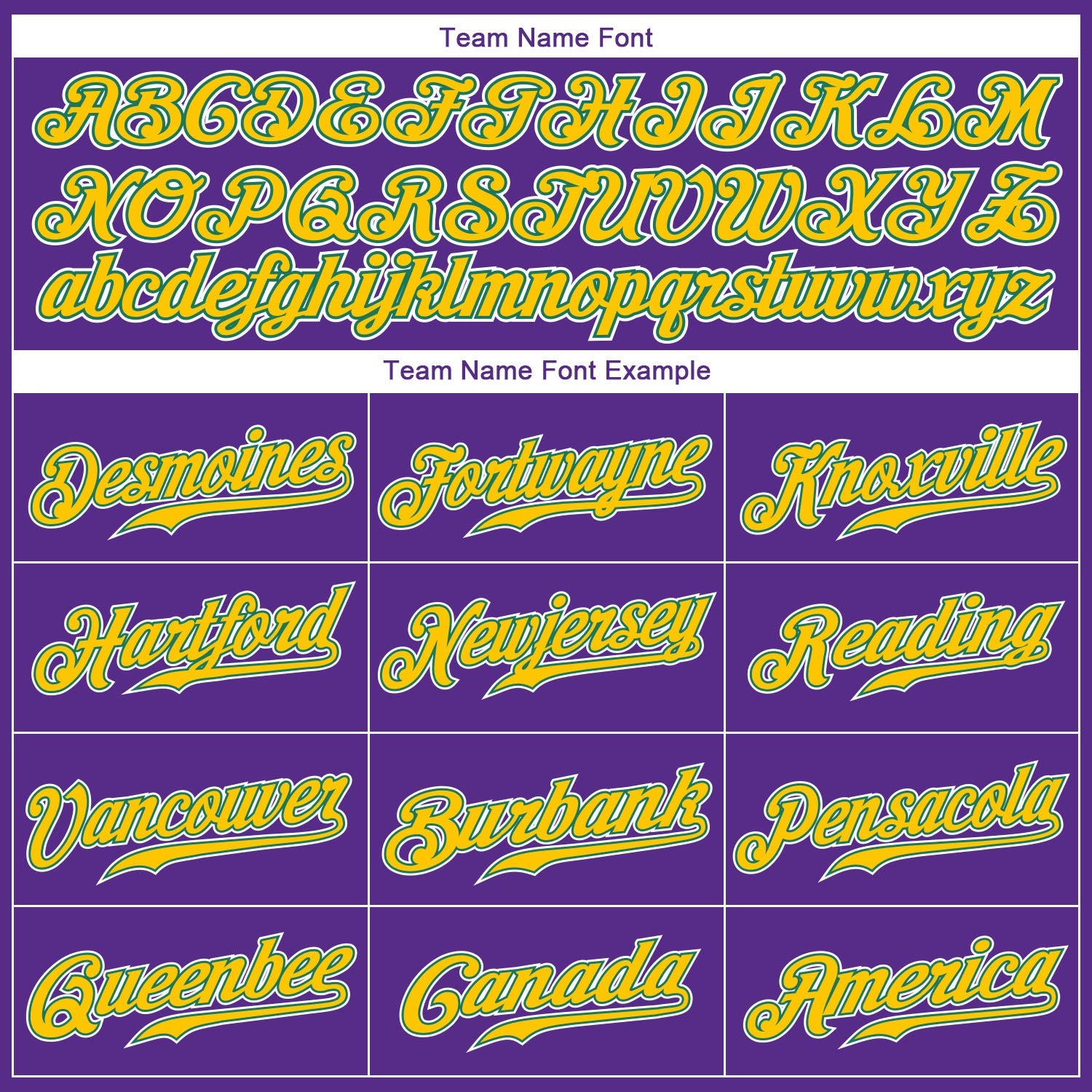 Custom Purple Gold-Kelly Green Authentic Baseball Jersey