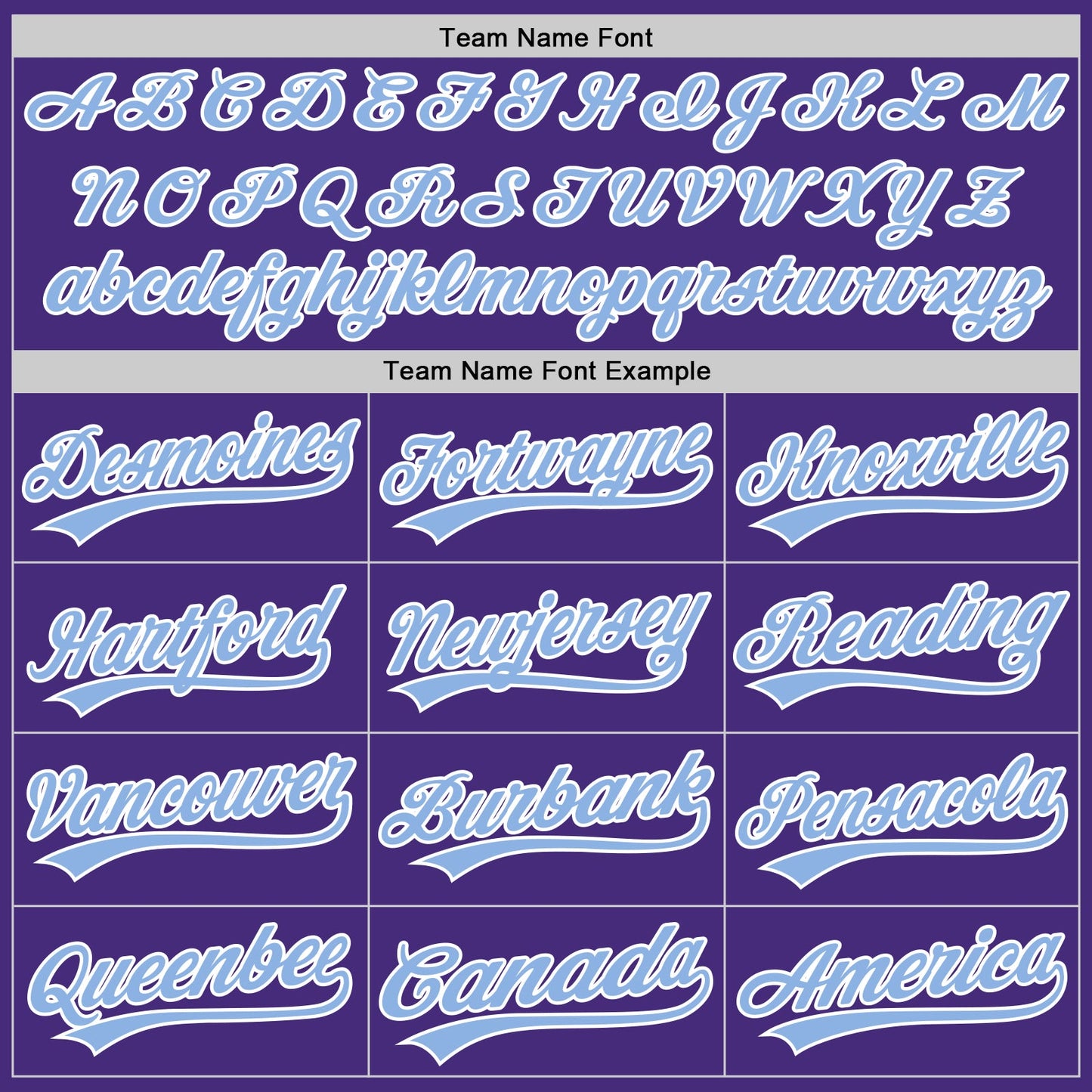 Custom Purple Light Blue-White Authentic Baseball Jersey