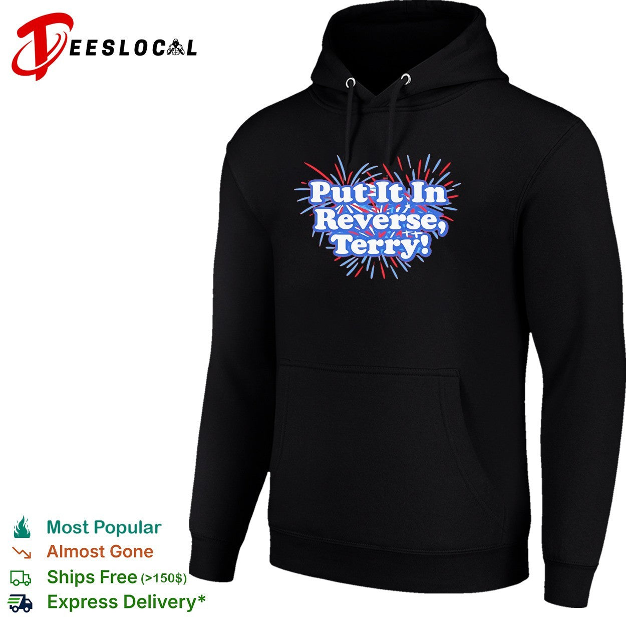 Put It In Reverse Terry Meme Fireworks shirt
