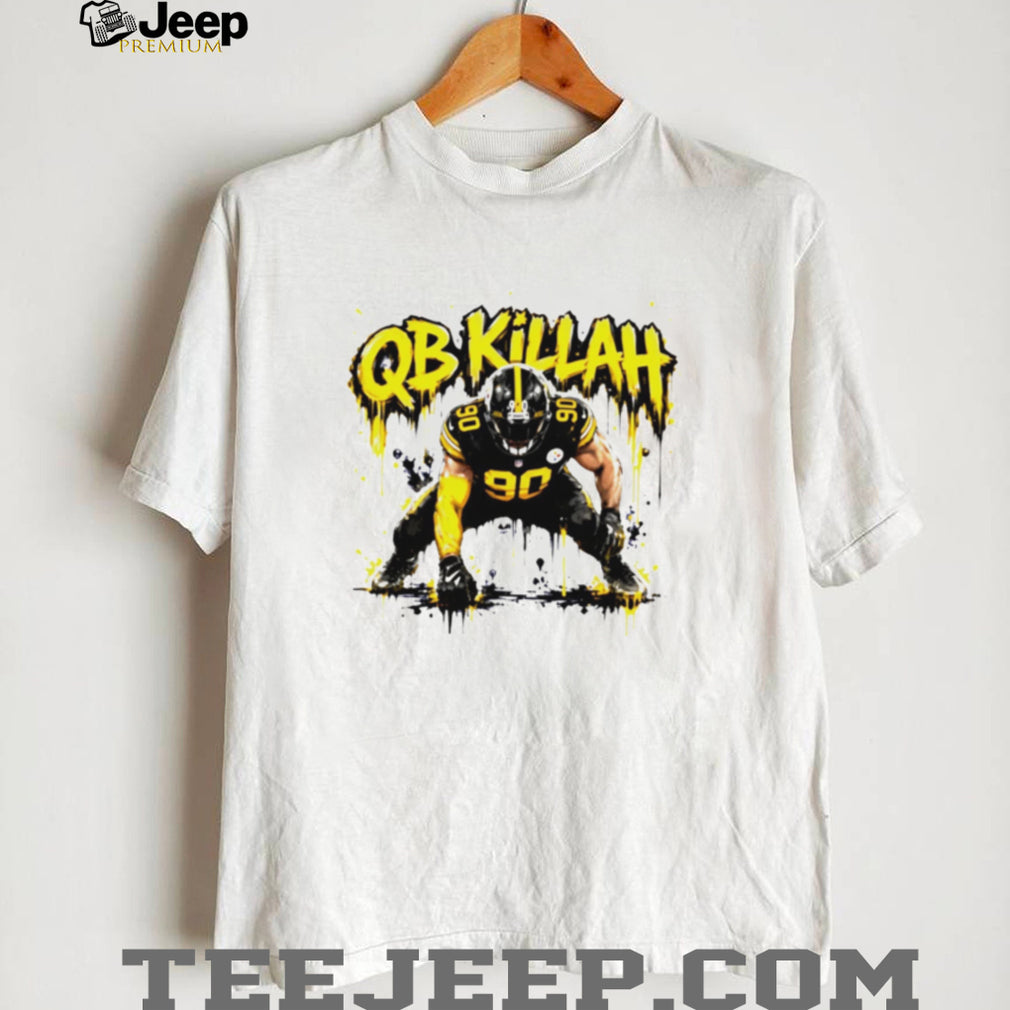 QB Killah T.J. Watt 90 Pittsburgh Football Defense Retro Sports Fans Men T Shirt