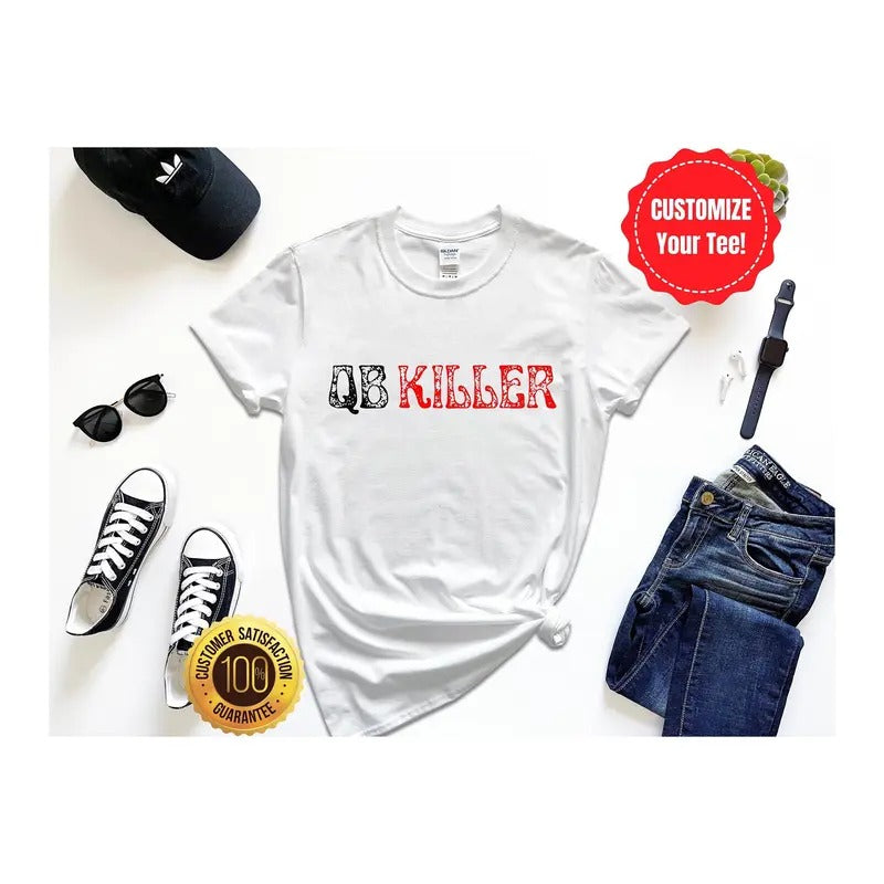 Qb Killer Shirt Defensive Line Shirt D-line Shirt Defensive End Tee Gift For Football Player Football Fan Gift Football Christmas Gift