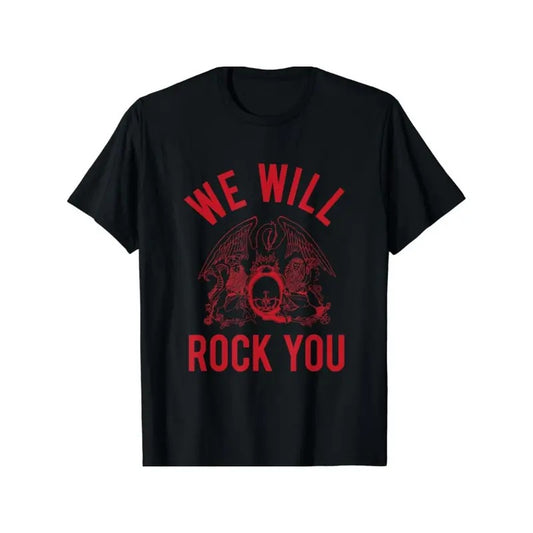 Queen, We'll Rock Your T-Shirt Christmas, Halloween, Thanksgiving Premium Wear Limited Time Collection Made in USA