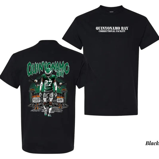 Quinyonamo Bay Shirt, Qu!nyon Mittchell Football Unisex Cotton Tee, Graphic Sport Shirt, Full Size, Full Color, Gift for Men, for Women