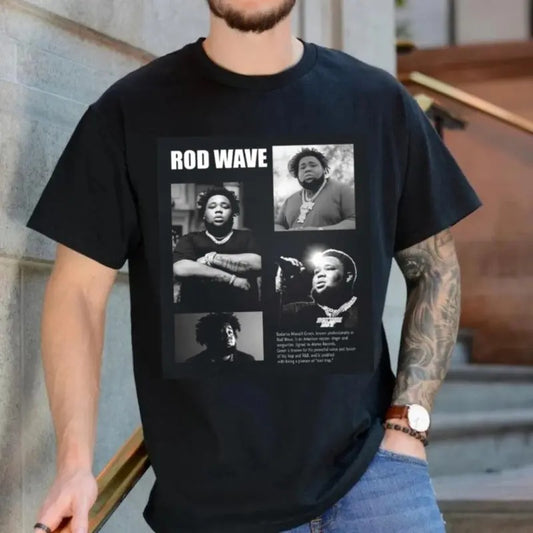 R0d Wave Tee T Shirt, 90s Vbootleg Unisex Rap T Shirt, R0d Wave Rapper, Unisex Short Sleeve Tee Shirt