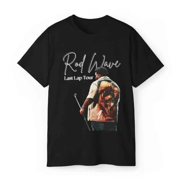 R0d Waveee Last Lap Tour T-shirt  Cotton Shortsleeve Gift For Fan All Size Fashion - Classic Cotton Fabric Menswear - Shirt Graphic Shirt
