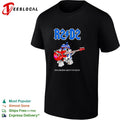 R2 D2 for droids about to rock AC DC parody shirt
