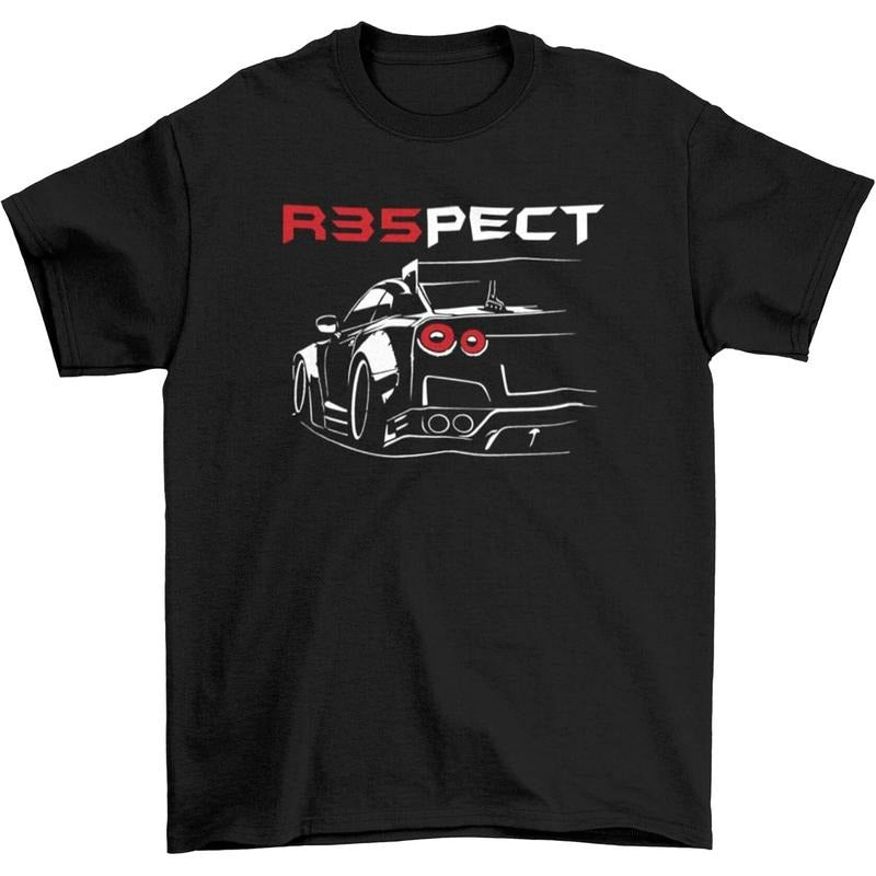 R35PECT GTR R35 T-Shirt | JDM Nissan Mechanic Racing Car Short Sleeve Gift Automotive Enthusiasts Adult Sweatshirt,...