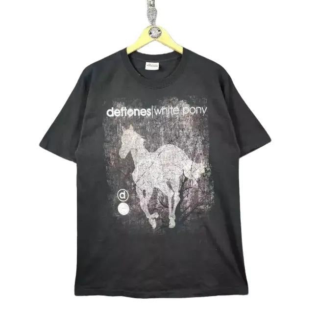 RARE!! Vintage Deftones White Pony Band T-Shirt Unisex S-5XL Gift Fans Menswear Top