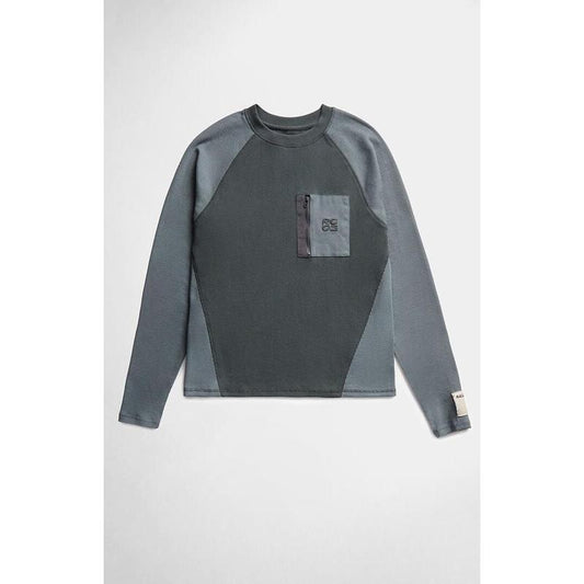 RC Outdoor Supply Men's Patch Pocket Long Sleeve Waffle Knit T-Shirt