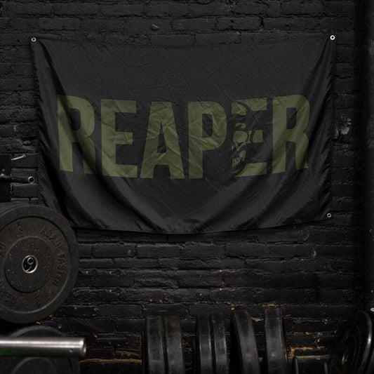 REAPER Gym Flag - OD Green, 100% Nylon, Fitness Equipment for Weight Training, USA Design