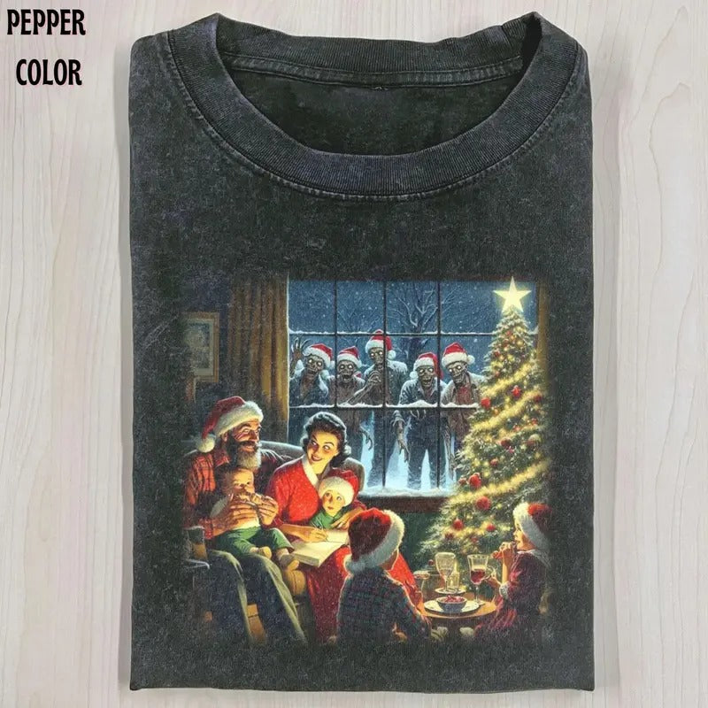 RETRO QUIRKY CHRISTMAS T-SHIRTS , funny graphic tees, vintage tees Menswear Top