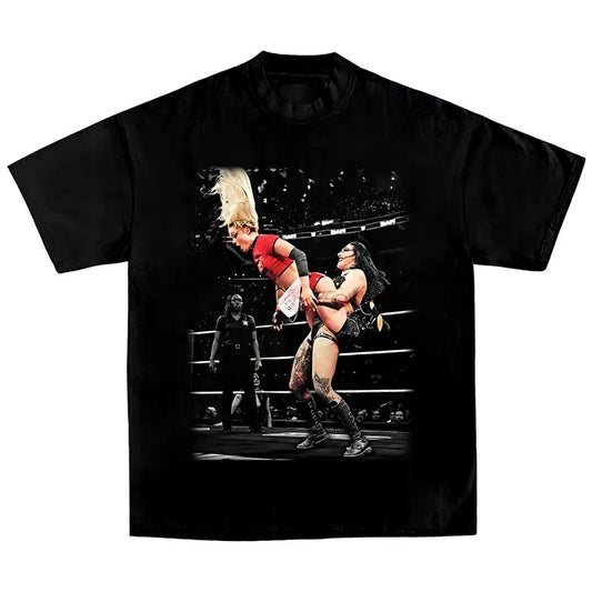RHEA RIPLEY & LIV MORGAN TEE, Wrestling Tee, WWE Tee, WWE Fan Gift, Sports Shirt, Gift for Him Gift For Her Hoodie Sweatshirt Streetwear