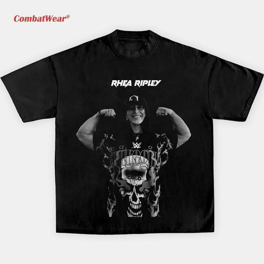 RHEA RIPLEY 5.0 TEE, Wrestling Tee, Wrestling Graphic Tee, 2025 Wrestler Shirt, Sports Shirt, Vintage Wresting Shirt, Wrestling Fan Gift