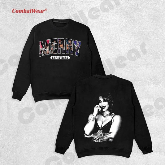 RHEA RIPLEY CHRISTMAS V1 SWEATSHIRT-HOODIE-TEE, Wrestling Tee, Wrestling Graphic Tee, Wrestler Shirt, Vintage Wresting Shirt, Wrestling Gift