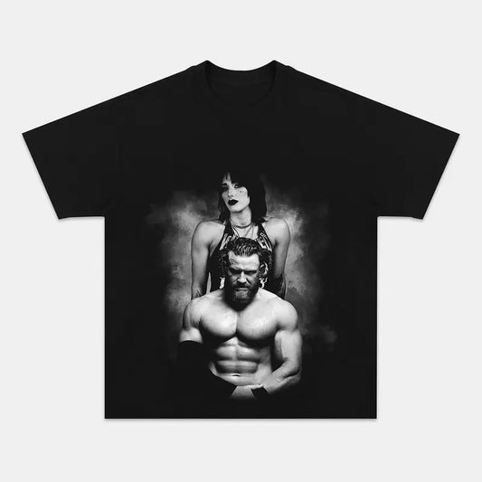 RHEA RIPLEY Q3 TEE, Wrestling Tee, WWE Tee, Wrestling Gift, Boxer Tee, Sports Shirt, Workout T-shirt, Gift for Him Gift For Her Hoodie Sweatshirt Crewneck Cotton Menswear Top Shortsleeve Streetwear