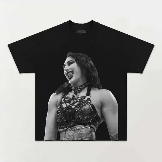 RHEA RIPLEY V4 TEE Wrestling Tee, Wrestling Graphic Tee, WWE Shirt, Sports T-shirt, Wrestling Gift, Gift for Him Gift For Her Hoodie Sweatshirt