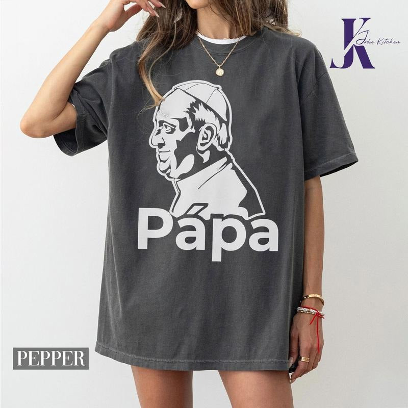 RIP Papa Pope Francis Shirt, Pope Francis Bootleg Vintage Shirt, Pope Francis Shirt, Pope Francis Homage Shirt, Memorial Pope Francis Shirt