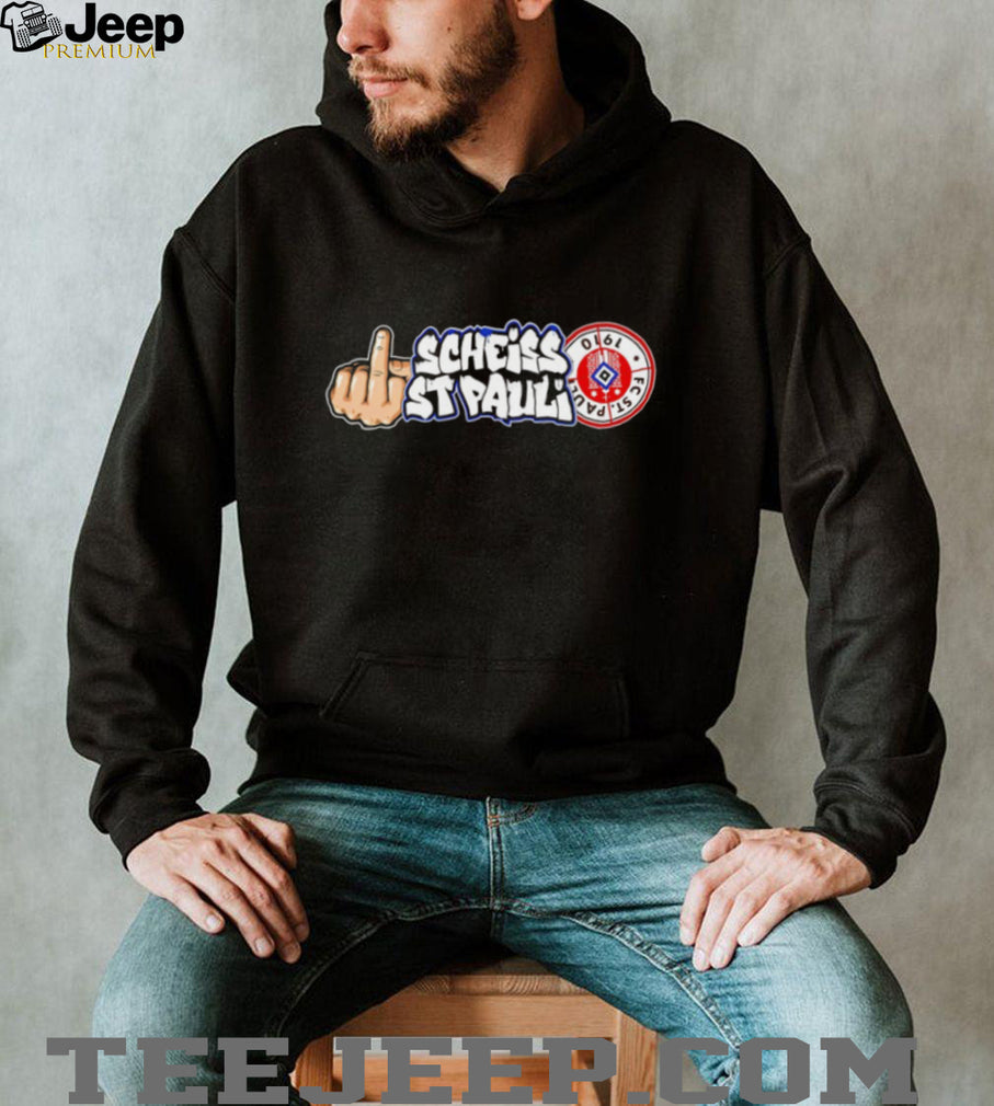 Scheiss St. Pauli Anti Fan Football Club Parody T Shirt