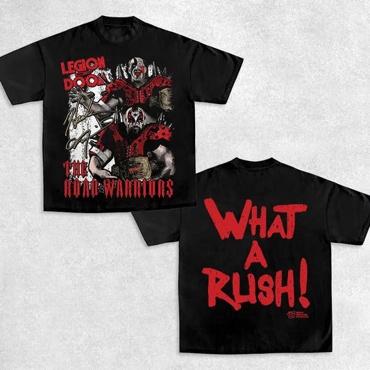 RUSH - SHAKA TEE Wrestling Tee, Wrestler Shirt, WWE Shirt, WWE Merch, MMA Shirt, Official WWE Shop, Sports T-shirt, , Wrestling Gift, WWE Collection, Trending WWE