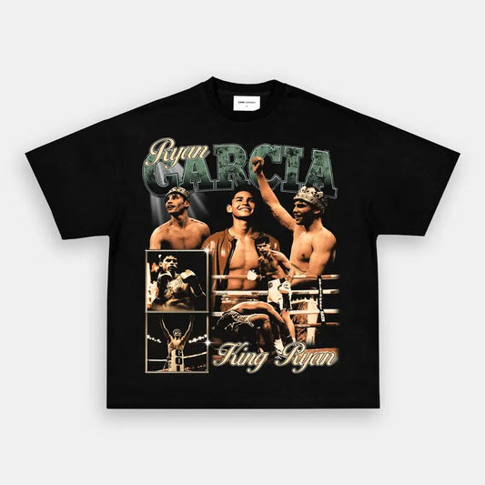 RYAN GARCIA TEE Boxing T-shirt, Boxer Tee, Sports Shirt, Athletic Tee, Fitness Gift, Workout T-shirt Crewneck Clothing Cotton Menswear